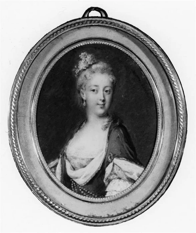 Ritratto della principessa Grimaldi - Parigi, Collezione Rothschild, miniatura